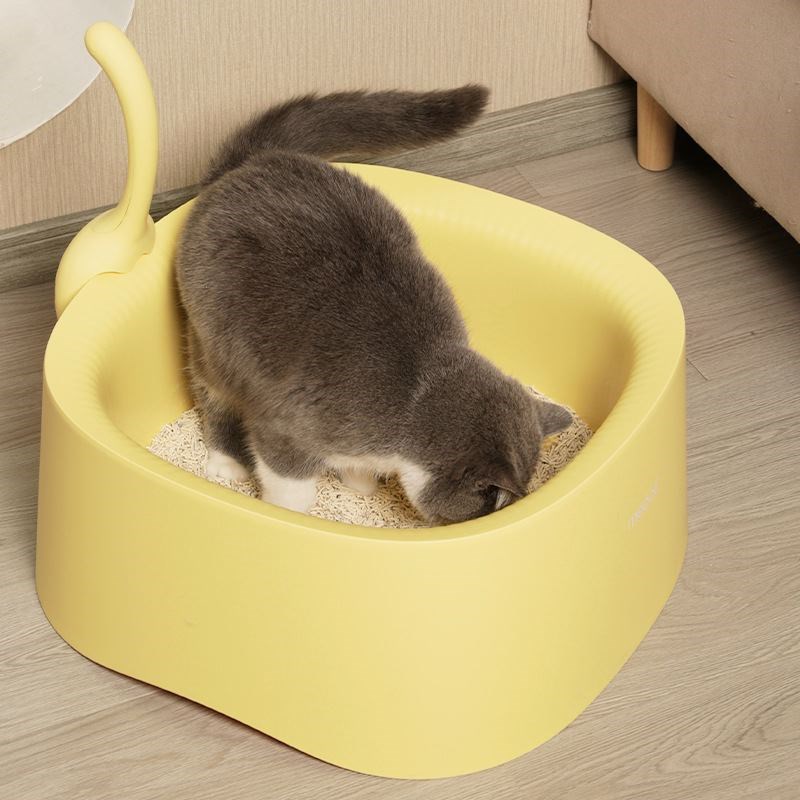 Meoof 开放式猫砂盆 防溅大空间简约敞开式猫厕所 宠物用品拾便器