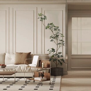 饰假树落地摆M件高级大型仿生假植 仿真绿植鸭脚木盆栽室内客厅装