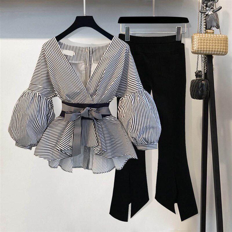 套装女两件套牛i子个性上班服时尚时髦连身牛仔工装裤春装韩版