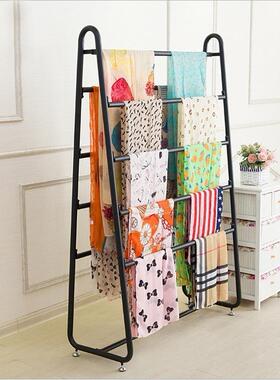 铁艺丝巾围巾架j服装店衣裤展示架面料布料棉被陈列架落地式架包