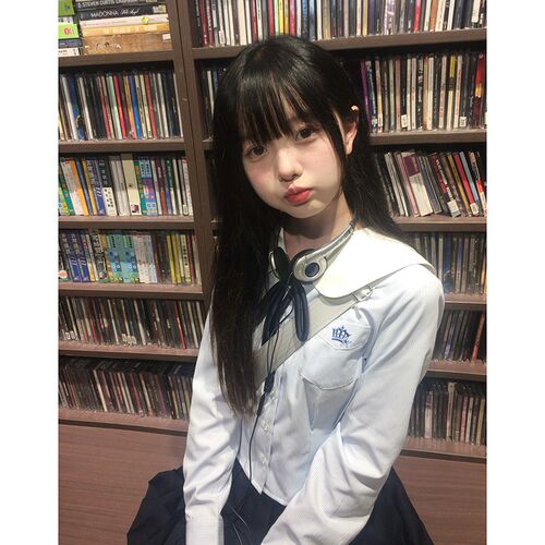 初恋亿次蓝色日i系学院风长袖短款jk制服衬衫女校供感东京岁时记j