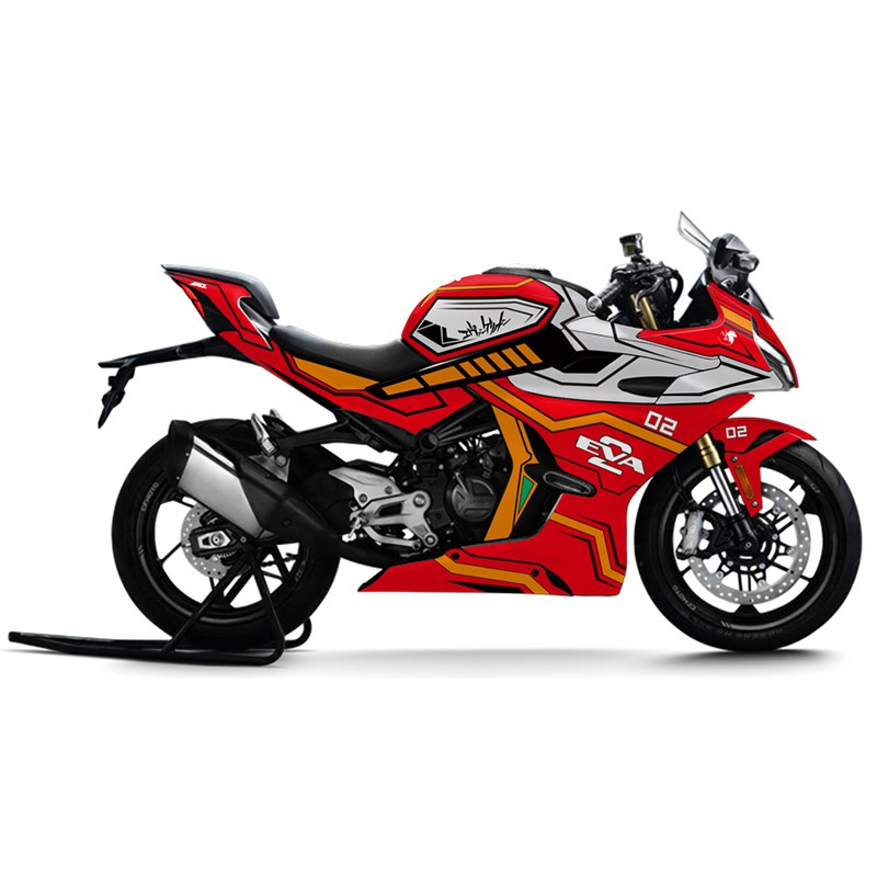 定制春风SR450贴花改装贴纸防水全车贴膜版画车身贴防刮贴纸拉花