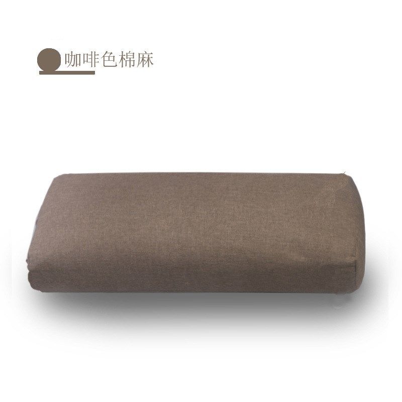 艾扬格瑜伽辅具孕妇侧睡枕天然棉花圆形抱枕瑜伽抱枕圆柱抱枕