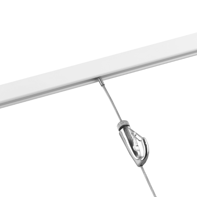 铭装黑色挂画器绳线滑动挂画轨道隐藏螺丝客厅挂画可移动画轨挂钩