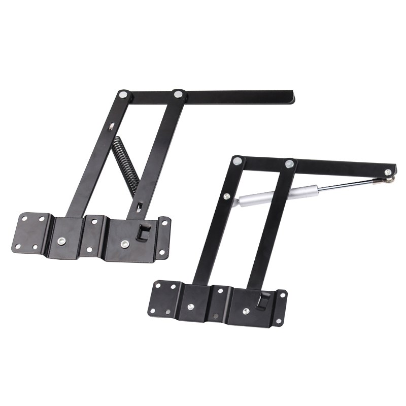 茶几升降支架五金配件多功能飘窗书桌面折叠桌子缓冲升降器支撑架