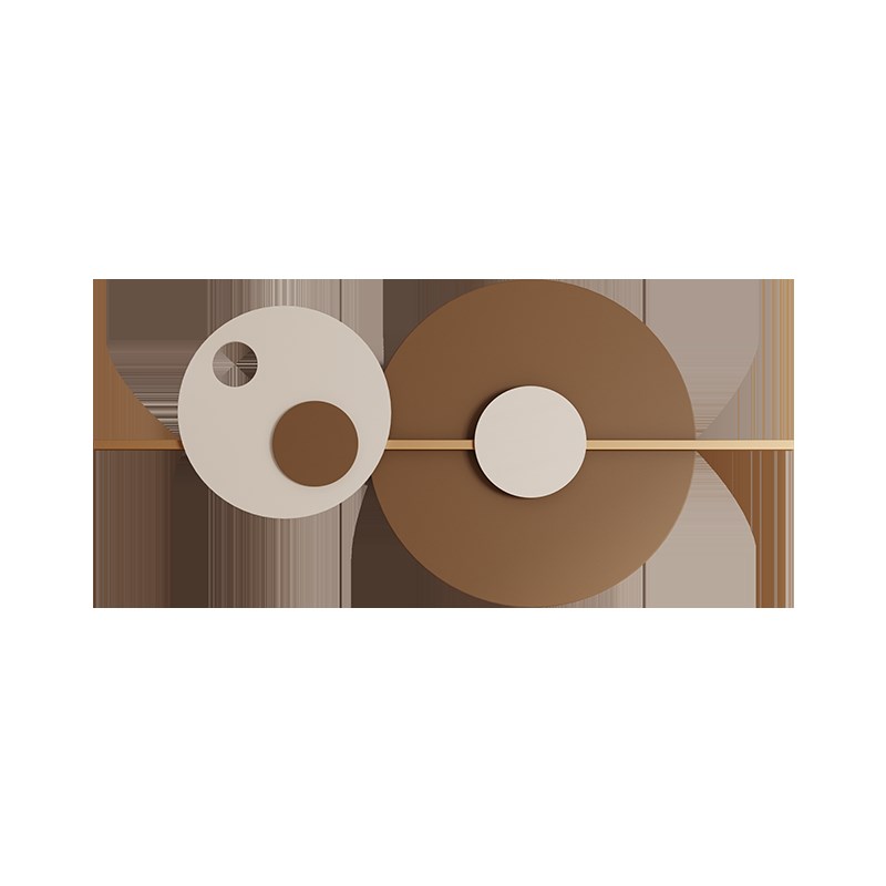 意式轻奢金属壁饰客厅沙发背景墙面装饰挂件卧室墙饰铁艺装饰品