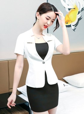 桑拿洗浴SPA技师服2022夏季新款三件套性感足浴按摩工作服套装女