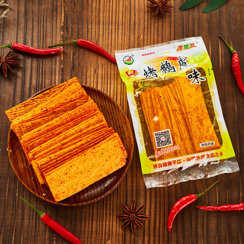 烤鹅皮辣条湖南风味特产麻辣片8090回忆校园超市网红追剧小零食