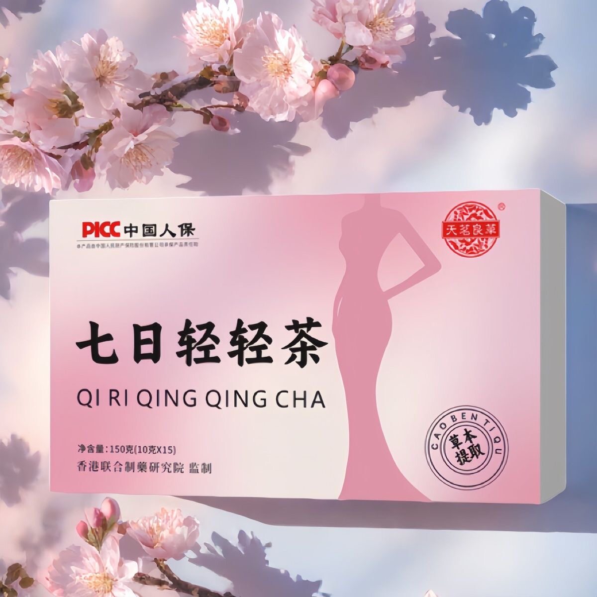 七日轻轻茶每日轻体茶网红爆款女神促消化大餐救星低负担健康饮品