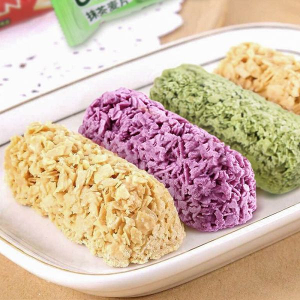 燕麦巧克力酥婚庆营养散装多口味混合糖果酥解饿零食休闲巧克力棒