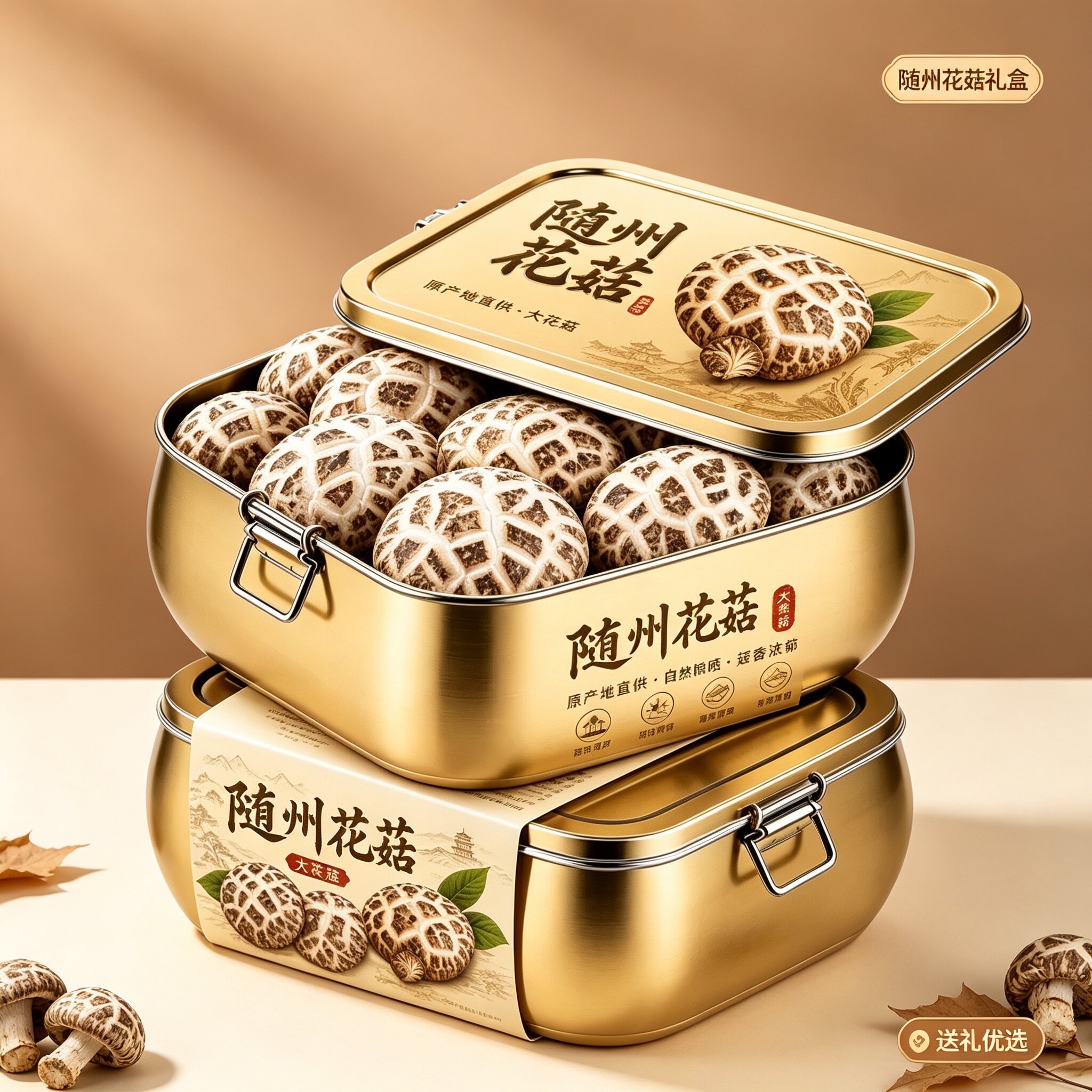 随州大花菇干货花菇香茹家用送礼干货肉厚香菇滋补养生煲汤食材