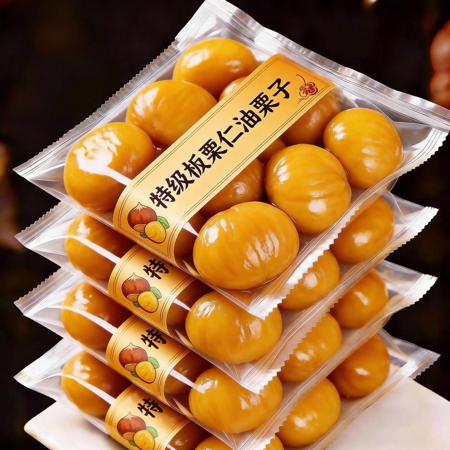 栗子板栗仁即食小包装油栗仁坚果即食干果孕妇儿童健康休闲小零食