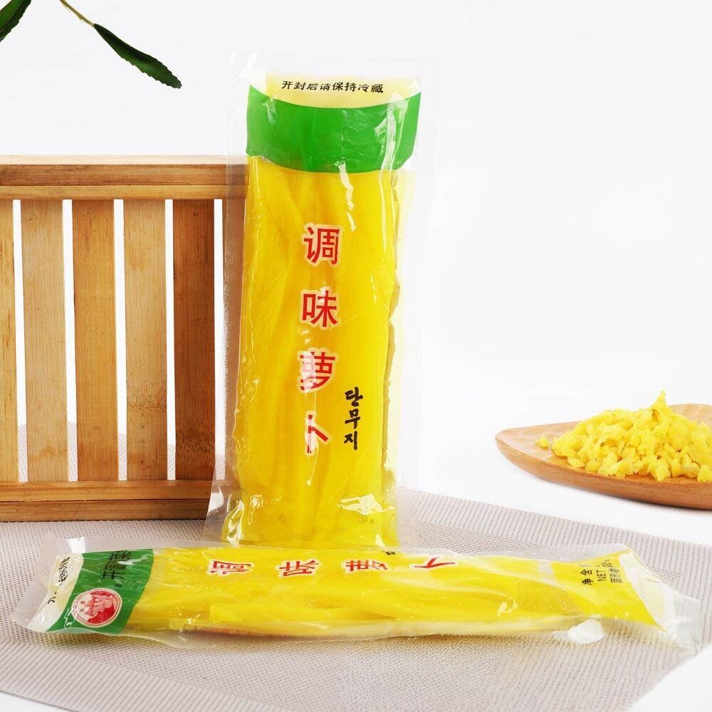 寿司萝卜条200材料提味大根条紫菜包饭儿童食材黄糖醋腌渍萝卜