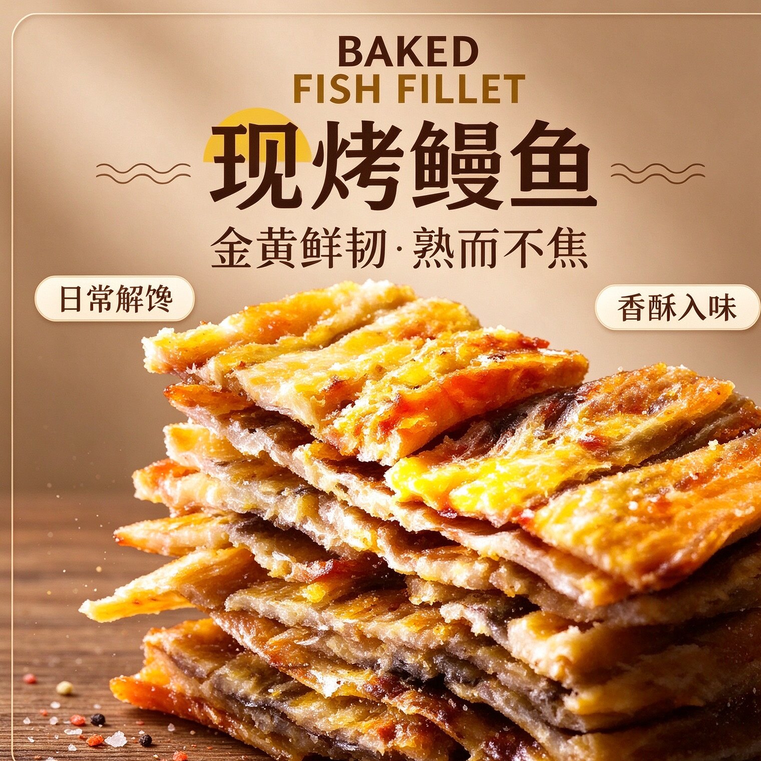 日式烤鳗鱼片手撕鱼干孕妇抗饿代餐出游学生宿舍罐装速食健身小吃