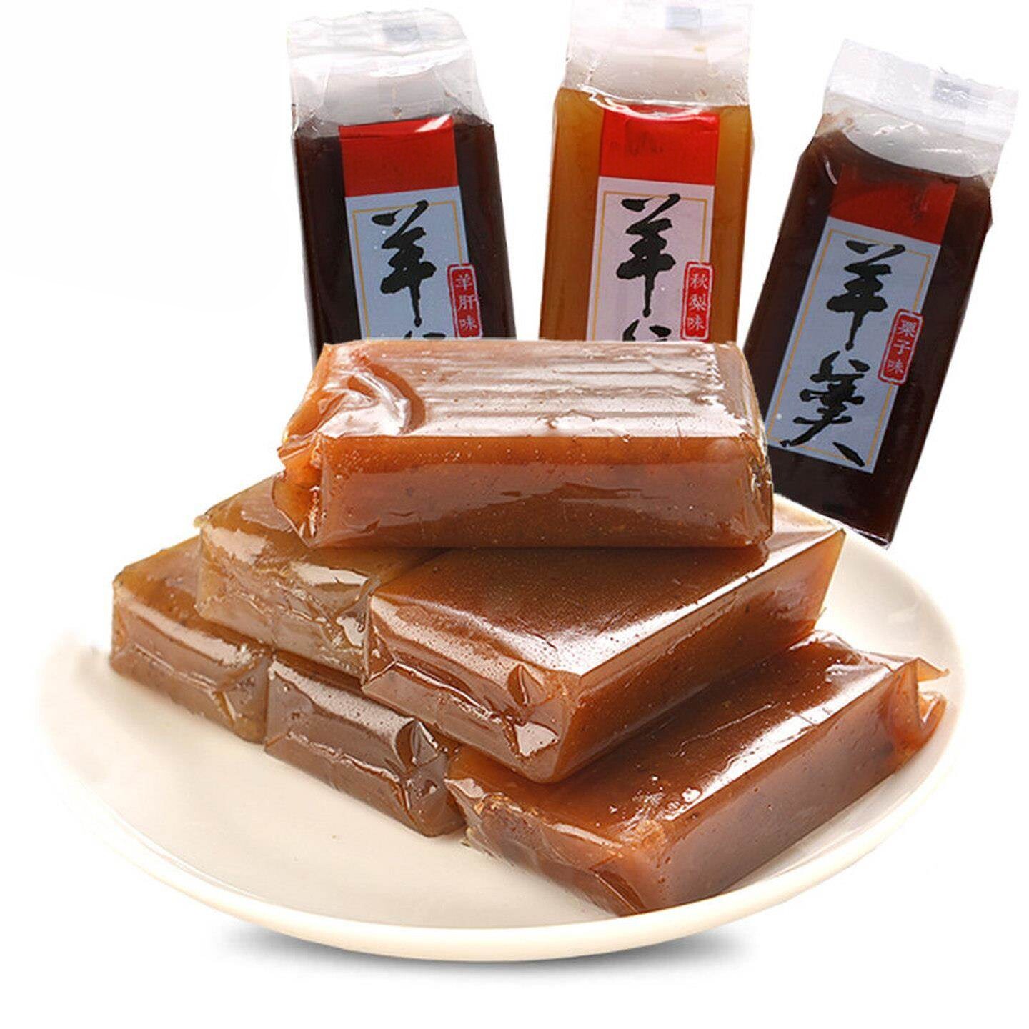 羊羹糕栗子羹粉好吃的特产传统小吃糕点童年小零食休闲点心美食品