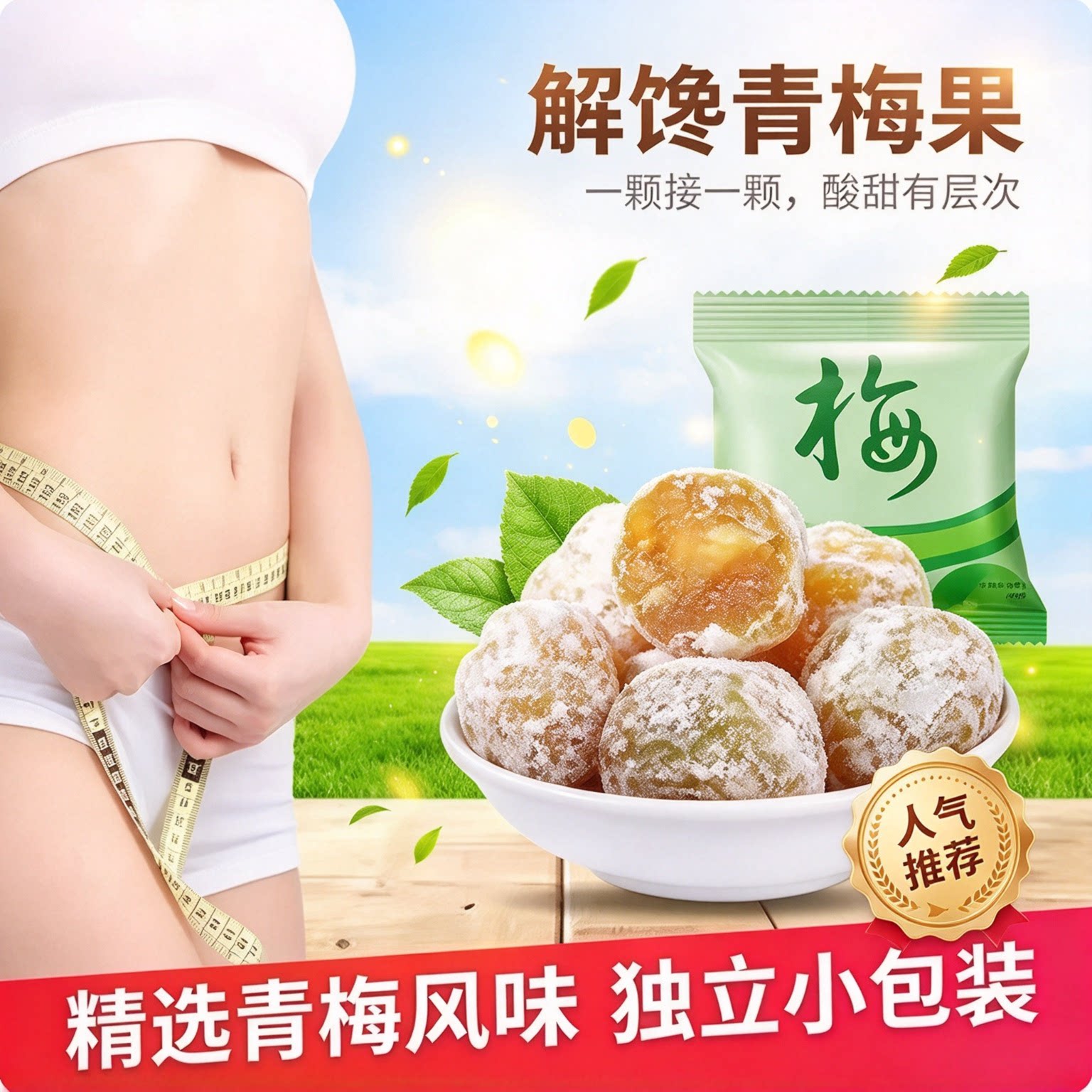 酵素梅正品官方旗舰店升级款低卡解馋小零食乌梅子西梅大随便果