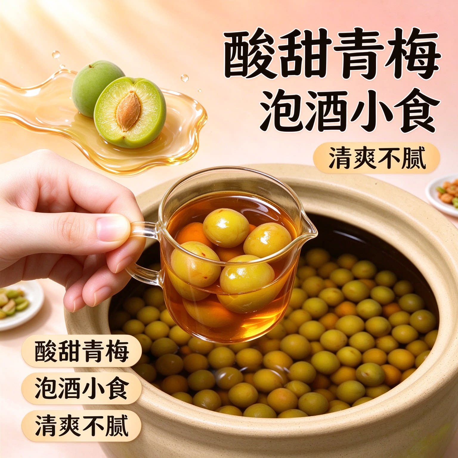 轻加工青梅鲜果泡酒半成品大果水果口感丰厚黄梅酸梅子蜜饯专用