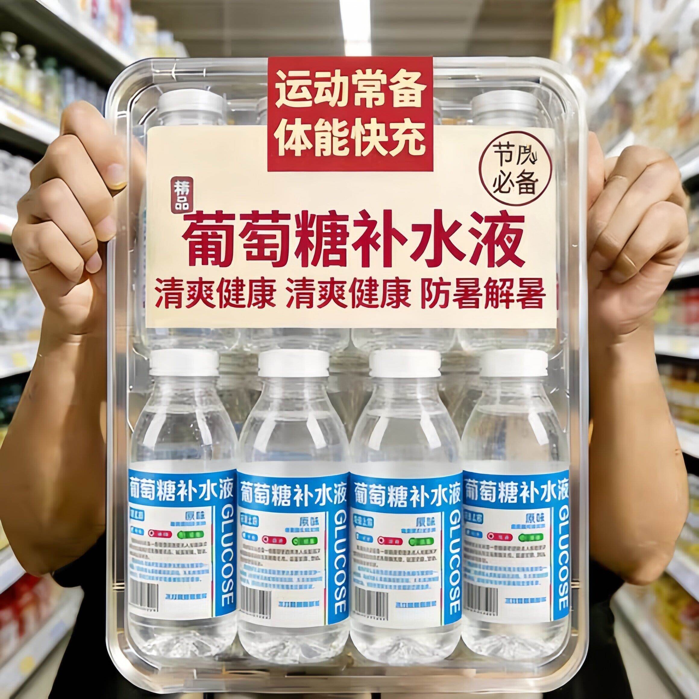 葡萄糖补水液整箱饮料运动健身补充能量酒后低卡低热量低负担饮品