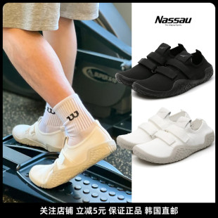 韩国代购直邮NASSAU防滑赤足鞋男女运动跑步机深蹲健身跳绳瑜伽鞋