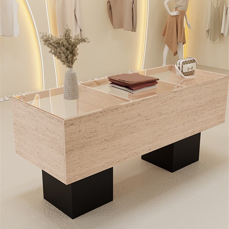 服装店中岛展示台女装店铺中岛柜流水台简约现代展示桌鞋包陈列柜,商业/办公家具,中岛/流水台,淘宝优惠券,粉丝福利购,淘宝优惠卷