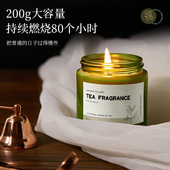 香薰蜡烛熏香小众高级卧室内持久家用房间生日礼物蓝风铃屋内客厅