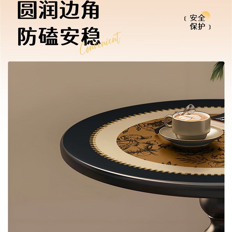 中古风边几法式小茶几可移动沙发边柜艺术覆古小圆桌床头柜小桌子,住宅家具,角几/边几,淘宝优惠券,粉丝福利购,淘宝优惠卷