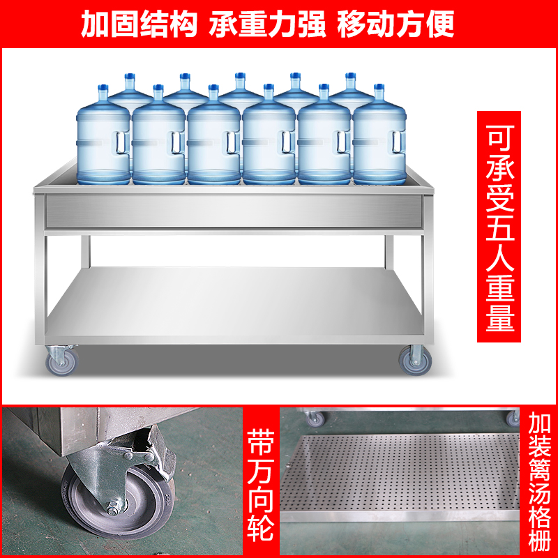 卤肉熟食分拣台卤煮卤菜沥水车D现捞漏网漏水篮子不锈钢筛网