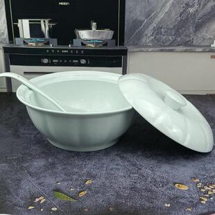 汤碗家用2025新款大号盛汤带盖品锅陶瓷大碗9网红8寸装汤的大汤碗