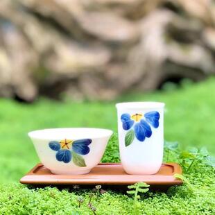 行家茶具闻香杯 品茗杯 杯垫三件套整理收纳盒 烧水壶 茶则夹针漏