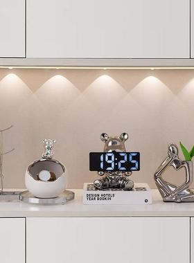 暴力熊入户玄关放钥匙收纳摆件进门口鞋柜客厅装饰品乔迁新居礼品