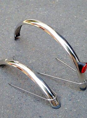 20寸大406行d7d10折叠车自行车加厚304不锈钢全包挡泥板泥除泥瓦