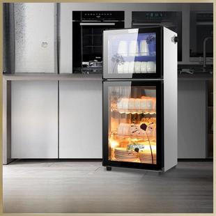 2025新款消毒碗柜家用小型立式大容量厨房桌面台式消毒柜商用餐饮