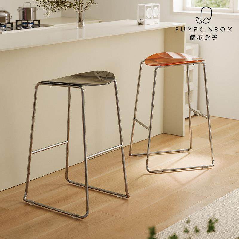北欧吧台椅家用ins风奶茶店咖啡厅靠背高脚凳轻奢酒吧吧凳岛台椅,住宅家具,家用高脚椅,淘宝优惠券,粉丝福利购,淘宝优惠卷