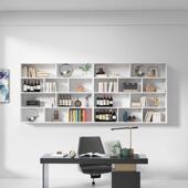 酒架壁挂简约酒柜多层饭厅墙上展示架子红酒架悬挂吊柜置物架书架