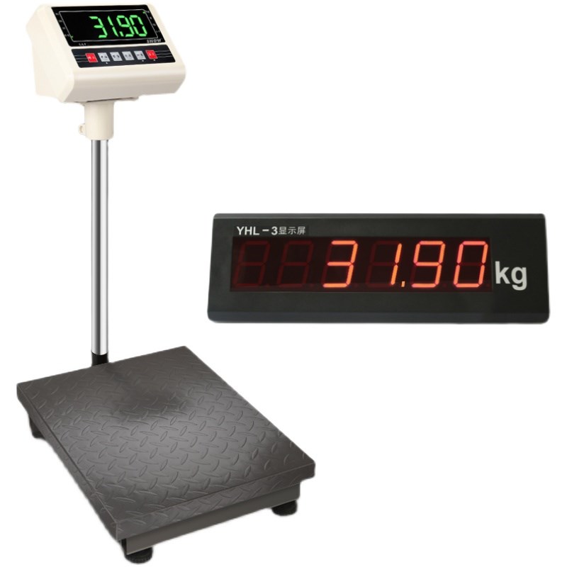 称重电子秤外接耀华大屏幕LExD显示屏大字体地磅秤监控室外双显示