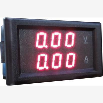 电流显示器传感器线圈电机霍尔开关型直流数显电压电流表双向测