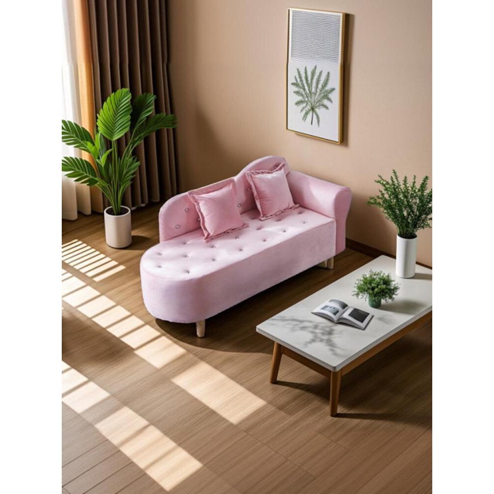 布艺小户型轻奢小沙发客厅简约现代租房服装店贵妃沙发椅双人卧室