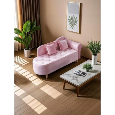 布艺小户型轻奢小沙发客厅简约现代租房服装店贵妃沙发椅双人卧室