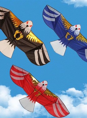 Kite潍坊风筝儿童风筝拼接烫金老鹰风筝厂家地摊热卖
