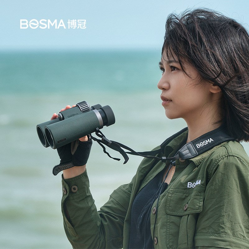 博冠新品瑞鹤10X42双筒望远镜高倍高清夜视户外便携充氮防水ED镜