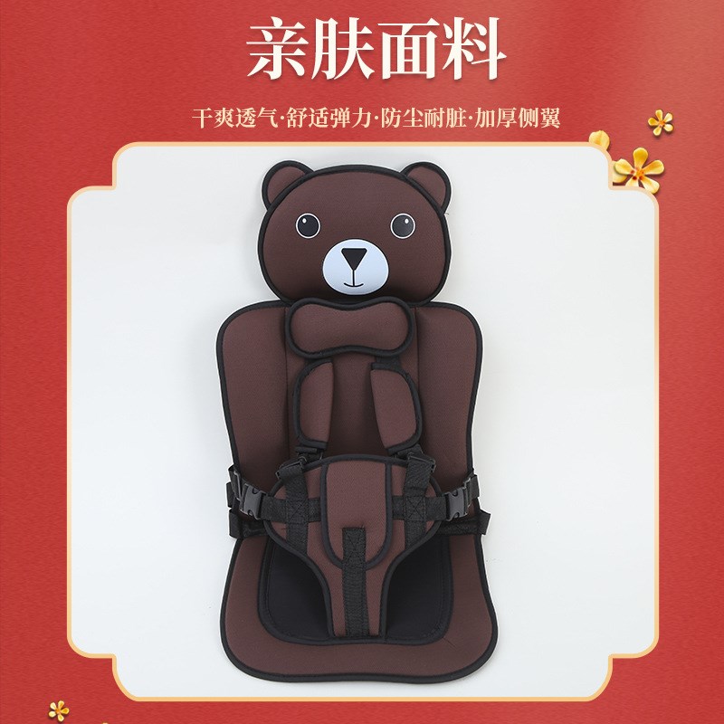 蓝色恐龙款非机动车用电动代步三轮车坐垫小推车童车溜娃车海绵