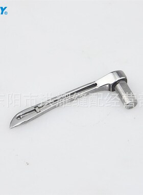 华杰 飞马W600小方头绷缝机下钩针弯针冚车坎车 新257566下弯针