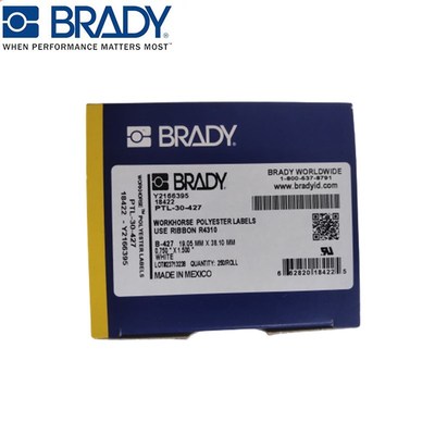贝迪BRADY打印机M611/BMP61/BMP71/TLS2200打印机PTL-30-427标签