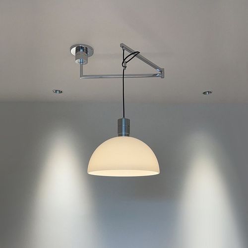 可移位餐厅吊灯网红设计师摇臂简约旋转吧台中岛酒吧前台日式灯具