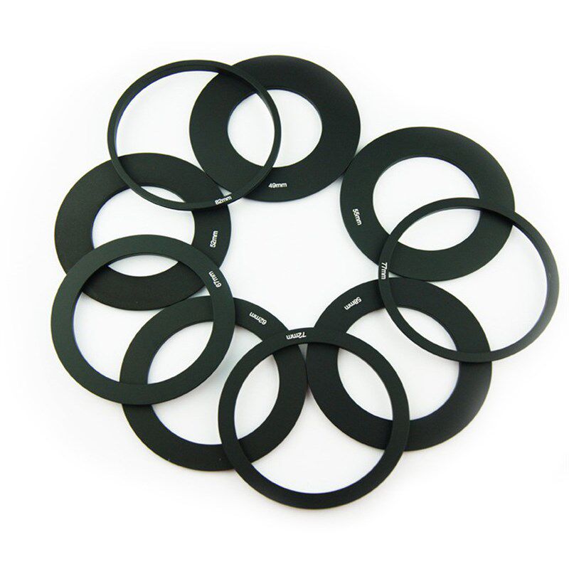 插片滤镜环渐变镜滤镜接圈9+3方形渐变镜转接环 方片P环套装