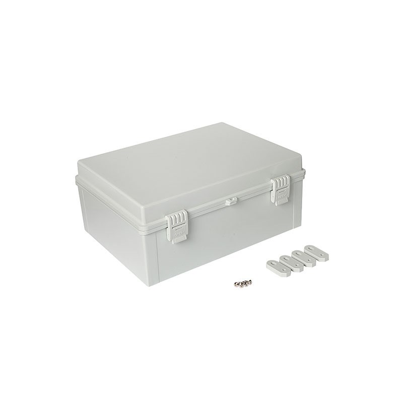 铰链型防水盒ABS搭扣 IP66电缆配电箱 户外合页型接线盒  汇流箱