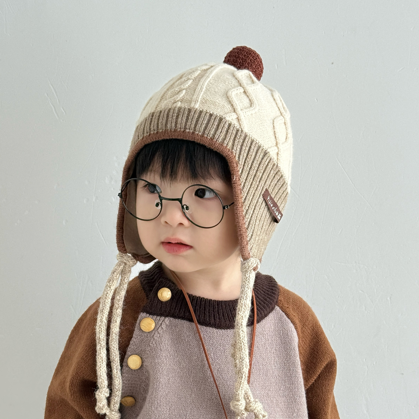 兔七宝毛线帽针织帽韩版简约百搭