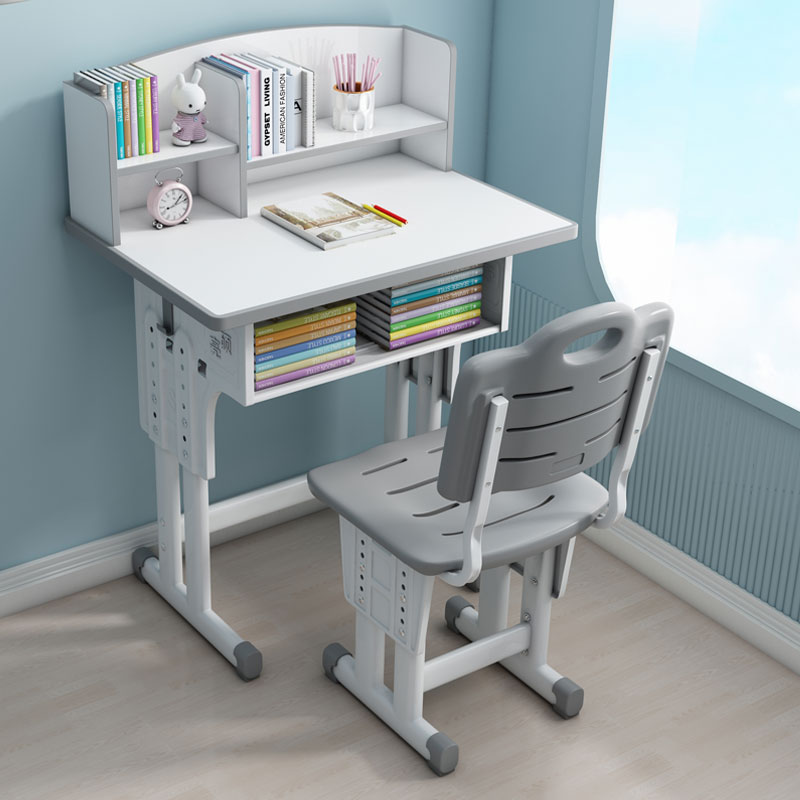 儿童学习桌小学生写字作业书桌家用简易小孩课桌椅可升降桌子套装