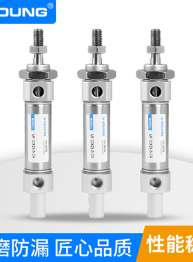 MF20X100-S-CA带磁迷你气缸MF20X50摆尾型不锈钢迷你气缸MF20X75