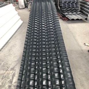 成都树脂小青瓦加厚仿古塑料瓦屋面别墅瓦农村灰瓦建筑用塑胶瓦片